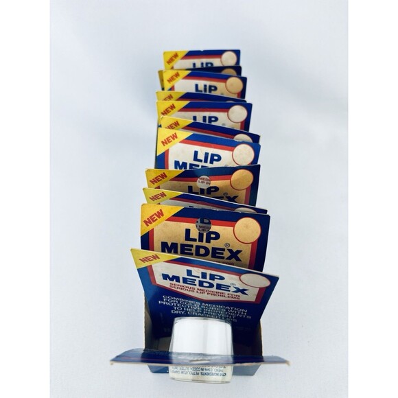 Lot Of 12 Vintage Blistex Lip Medex Rx Balm Tin - Medicated- 1986 - NOS - Picture 15 of 16